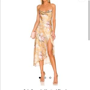 Gold Astr The Label Gaia Dress